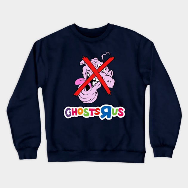 Ghosts R Us with wordmark Crewneck Sweatshirt by Circle City Ghostbusters